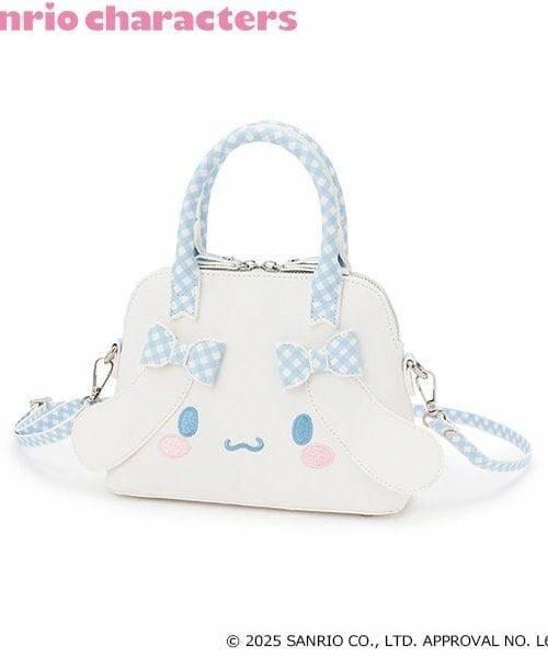 mezzo piano / メゾピアノ ボストンバッグ | 【マイメロディ・シナモロール】ボストンバッグ（白）