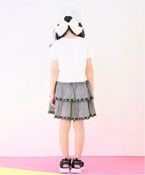 mezzo piano / メゾピアノ ショート・ハーフ・半端丈パンツ | カットワーク　フリルキュロットスカート | 詳細16