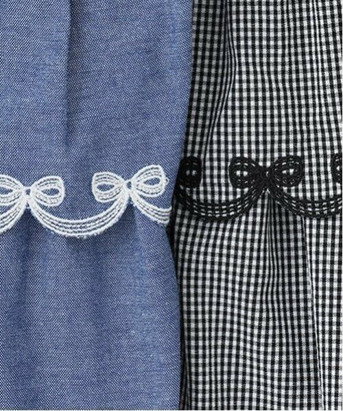 mezzo piano / メゾピアノ ショート・ハーフ・半端丈パンツ | カットワーク　フリルキュロットスカート | 詳細7