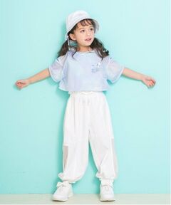 mezzo piano / メゾピアノ その他パンツ | サイドメッシュ切替　パラシュートパンツ