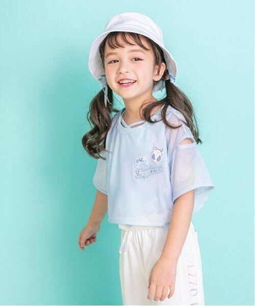 mezzo piano / メゾピアノ その他パンツ | サイドメッシュ切替　パラシュートパンツ | 詳細15