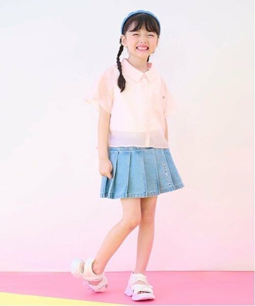 mezzo piano / メゾピアノ ショート・ハーフ・半端丈パンツ | ベルトつきプリーツスカート　インナーパンツセット | 詳細20