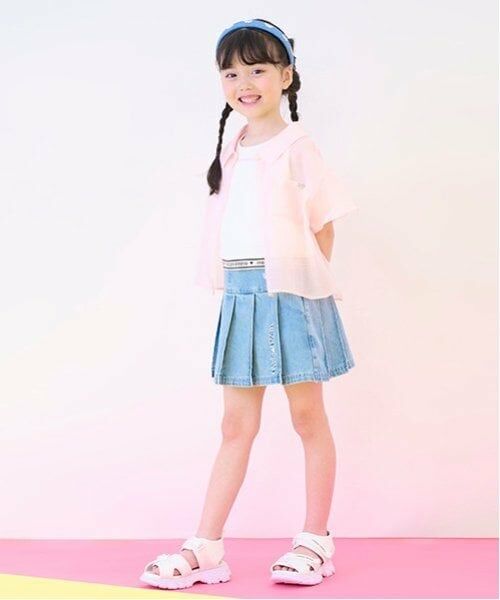 mezzo piano / メゾピアノ ショート・ハーフ・半端丈パンツ | ベルトつきプリーツスカート　インナーパンツセット | 詳細21