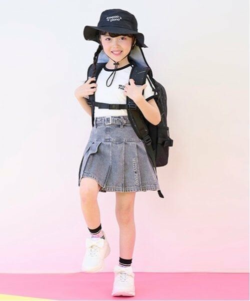 mezzo piano / メゾピアノ ショート・ハーフ・半端丈パンツ | ベルトつきプリーツスカート　インナーパンツセット | 詳細23