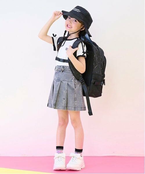 mezzo piano / メゾピアノ ショート・ハーフ・半端丈パンツ | ベルトつきプリーツスカート　インナーパンツセット | 詳細24