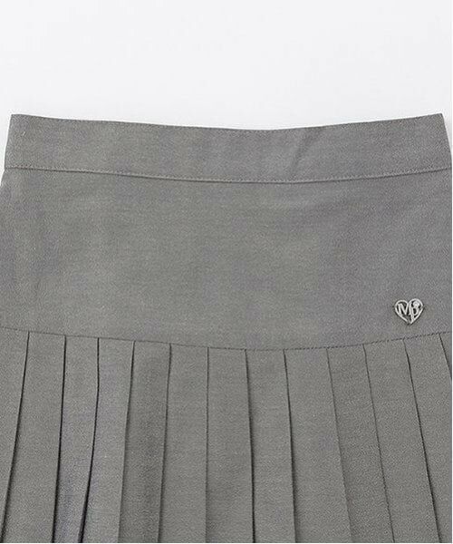 mezzo piano / メゾピアノ ミニ・ひざ丈スカート | 裾レースプリーツスカート | 詳細3