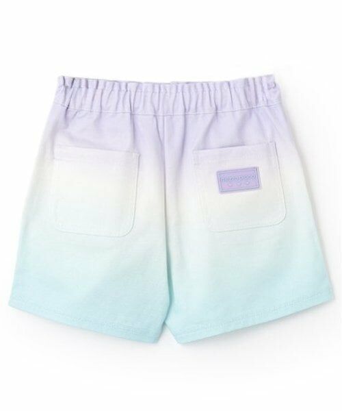 mezzo piano / メゾピアノ ショート・ハーフ・半端丈パンツ | クラデーション・デニム　フロントZIPショートパンツ | 詳細2