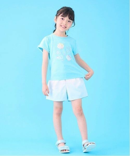 mezzo piano / メゾピアノ ショート・ハーフ・半端丈パンツ | クラデーション・デニム　フロントZIPショートパンツ | 詳細26