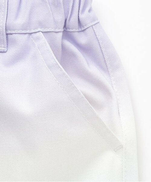 mezzo piano / メゾピアノ ショート・ハーフ・半端丈パンツ | クラデーション・デニム　フロントZIPショートパンツ | 詳細7