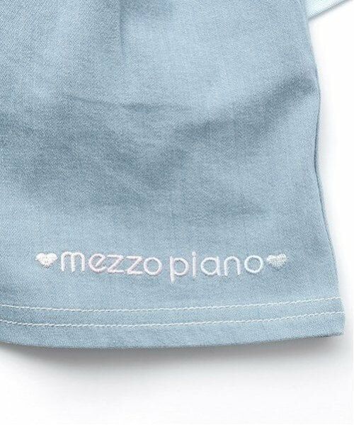 mezzo piano / メゾピアノ ショート・ハーフ・半端丈パンツ | クラデーション・デニム　フロントZIPショートパンツ | 詳細9