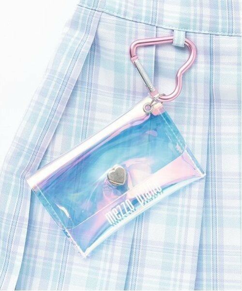 mezzo piano / メゾピアノ ショート・ハーフ・半端丈パンツ | ミニポーチつき　チェックプリーツスカパン | 詳細3