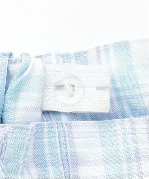 mezzo piano / メゾピアノ ショート・ハーフ・半端丈パンツ | ミニポーチつき　チェックプリーツスカパン | 詳細5