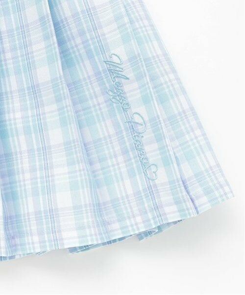 mezzo piano / メゾピアノ ショート・ハーフ・半端丈パンツ | ミニポーチつき　チェックプリーツスカパン | 詳細7