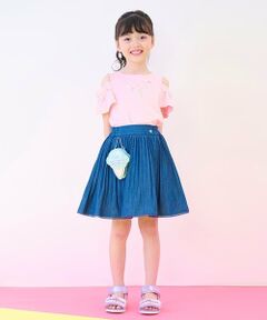 mezzo piano / メゾピアノ ミニ・ひざ丈スカート | アイスポーチつき　アコーディオンプリーツスカート