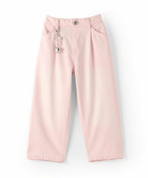 mezzo piano / メゾピアノ その他パンツ | チャームつき　接触冷感デニムワイドパンツ | 詳細1