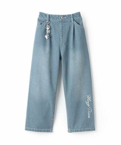mezzo piano / メゾピアノ その他パンツ | チャームつき　接触冷感デニムワイドパンツ | 詳細11