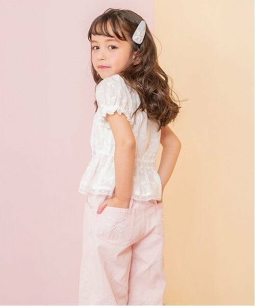 mezzo piano / メゾピアノ その他パンツ | チャームつき　接触冷感デニムワイドパンツ | 詳細16