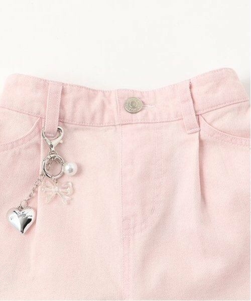 mezzo piano / メゾピアノ その他パンツ | チャームつき　接触冷感デニムワイドパンツ | 詳細3