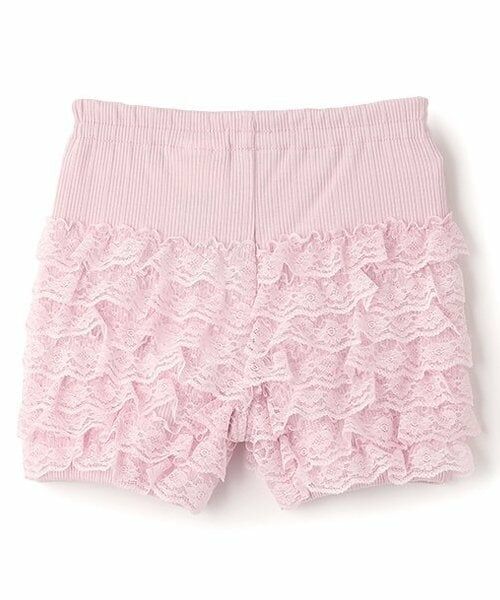 mezzo piano / メゾピアノ レギンス・スパッツ | 接触冷感　フリルレース　3分丈レギンス | 詳細1