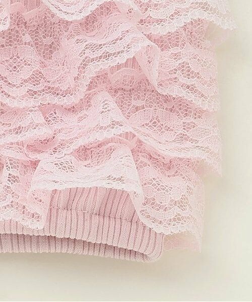 mezzo piano / メゾピアノ レギンス・スパッツ | 接触冷感　フリルレース　3分丈レギンス | 詳細4