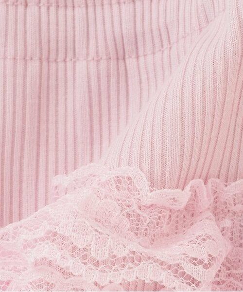 mezzo piano / メゾピアノ レギンス・スパッツ | 接触冷感　フリルレース　3分丈レギンス | 詳細5