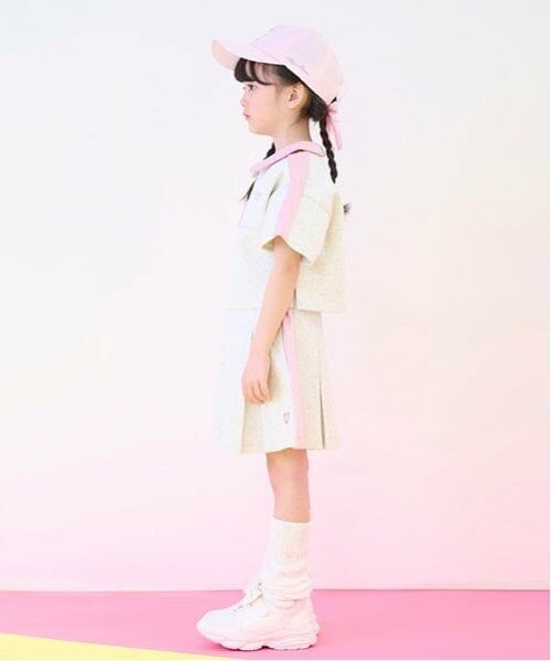 mezzo piano / メゾピアノ ショート・ハーフ・半端丈パンツ | 接触冷感　サイド切替ボックスプリーツスカパン | 詳細13