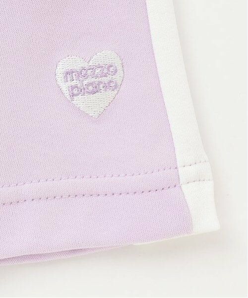 mezzo piano / メゾピアノ ショート・ハーフ・半端丈パンツ | 接触冷感　サイド切替ボックスプリーツスカパン | 詳細5