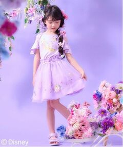 mezzo piano / メゾピアノ ミニ・ひざ丈スカート | 【ラプンツェル】チュールスカート