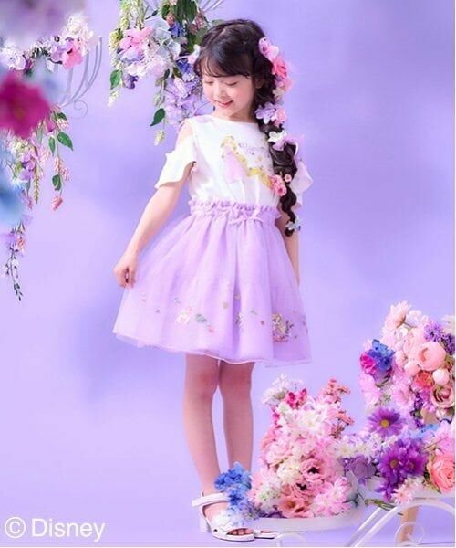 mezzo piano / メゾピアノ ミニ・ひざ丈スカート | 【ラプンツェル】チュールスカート | 詳細18