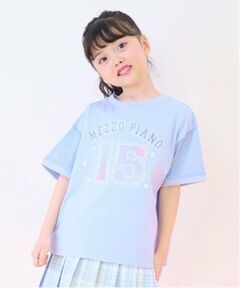 mezzo piano / メゾピアノ Tシャツ | ナンバリング　袖メッシュ半袖Tシャツ