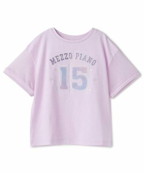 mezzo piano / メゾピアノ Tシャツ | ナンバリング　袖メッシュ半袖Tシャツ | 詳細11