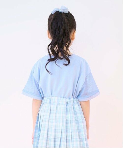 mezzo piano / メゾピアノ Tシャツ | ナンバリング　袖メッシュ半袖Tシャツ | 詳細16