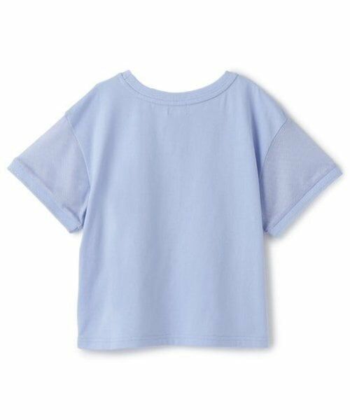 mezzo piano / メゾピアノ Tシャツ | ナンバリング　袖メッシュ半袖Tシャツ | 詳細2