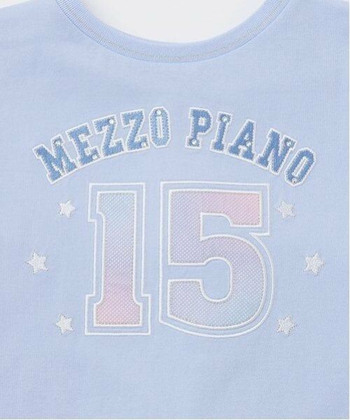 mezzo piano / メゾピアノ Tシャツ | ナンバリング　袖メッシュ半袖Tシャツ | 詳細5