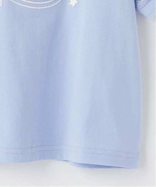 mezzo piano / メゾピアノ Tシャツ | ナンバリング　袖メッシュ半袖Tシャツ | 詳細7