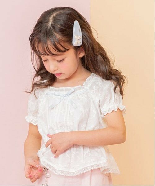 mezzo piano / メゾピアノ シャツ・ブラウス | リボンレース　コットンブラウス | 詳細10