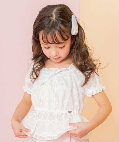 mezzo piano / メゾピアノ シャツ・ブラウス | リボンレース　コットンブラウス | 詳細11