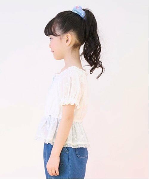 mezzo piano / メゾピアノ シャツ・ブラウス | リボンレース　コットンブラウス | 詳細15
