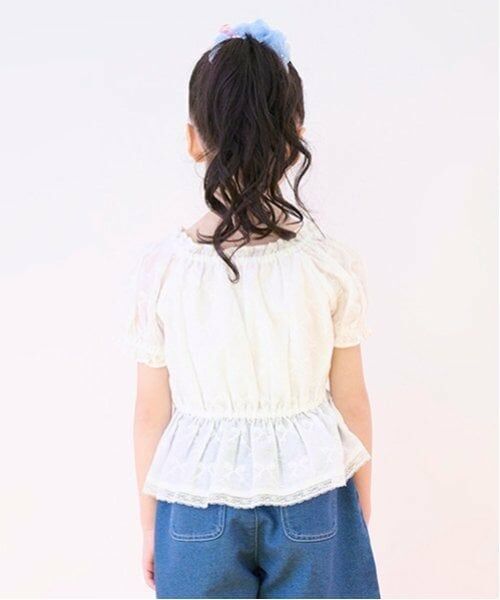 mezzo piano / メゾピアノ シャツ・ブラウス | リボンレース　コットンブラウス | 詳細16