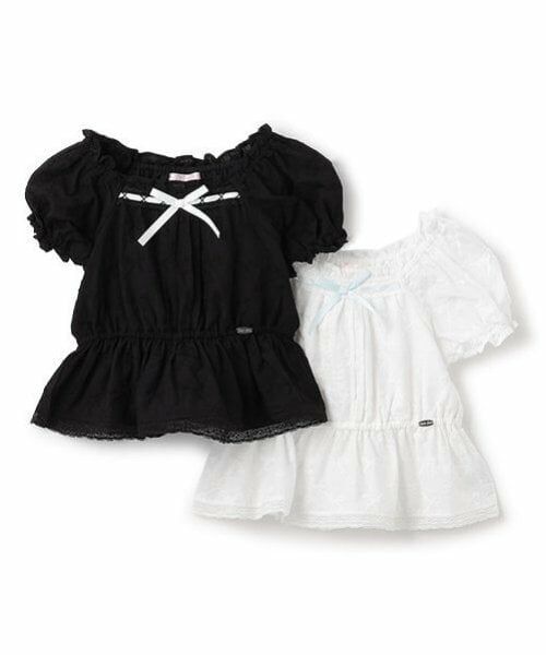 mezzo piano / メゾピアノ シャツ・ブラウス | リボンレース　コットンブラウス | 詳細7