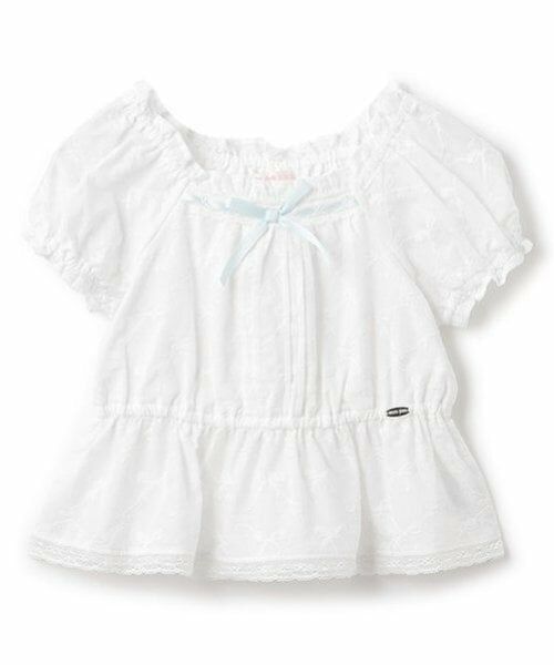 mezzo piano / メゾピアノ シャツ・ブラウス | リボンレース　コットンブラウス | 詳細9