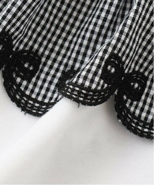 mezzo piano / メゾピアノ Tシャツ | カットワークキャミチュニック＆Tシャツセット | 詳細9