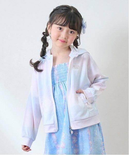 mezzo piano / メゾピアノ パーカー | UVカット　ZIPパーカ（マルチ）