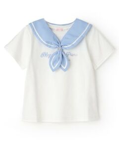 mezzo piano / メゾピアノ Tシャツ | セーラーカラー　半袖Tシャツ
