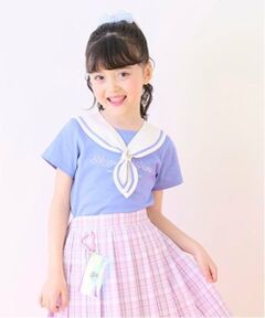 mezzo piano / メゾピアノ Tシャツ | セーラーカラー　半袖Tシャツ