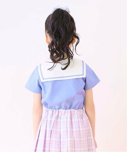 mezzo piano / メゾピアノ Tシャツ | セーラーカラー　半袖Tシャツ | 詳細17
