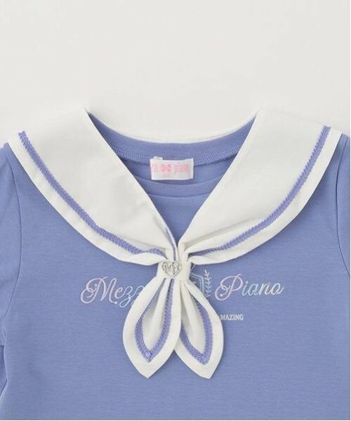 mezzo piano / メゾピアノ Tシャツ | セーラーカラー　半袖Tシャツ | 詳細3