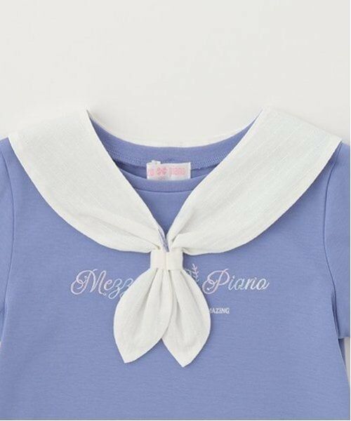 mezzo piano / メゾピアノ Tシャツ | セーラーカラー　半袖Tシャツ | 詳細4