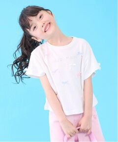 mezzo piano / メゾピアノ Tシャツ | ジェラートリボン　半袖Tシャツ