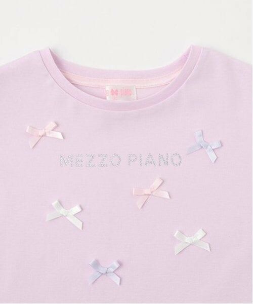 mezzo piano / メゾピアノ Tシャツ | ジェラートリボン　半袖Tシャツ | 詳細2